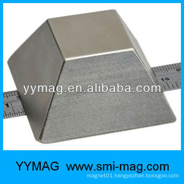 Cheap Good quality trapezoidal neodymium magnet for sale